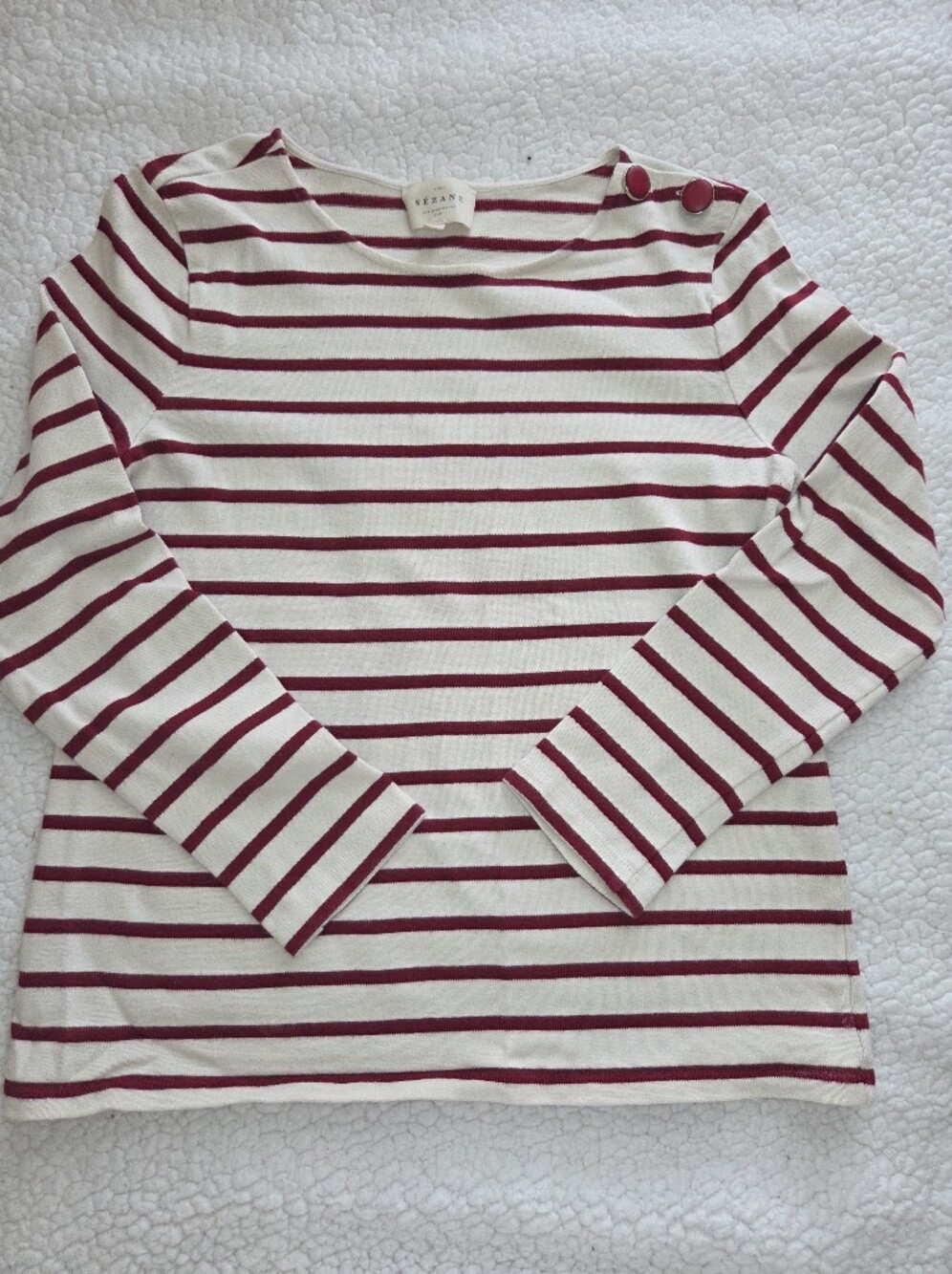 Sezane Colette Marinière Top XXS